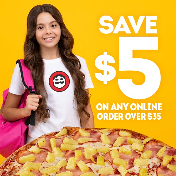 $5 off any Online Order $35+