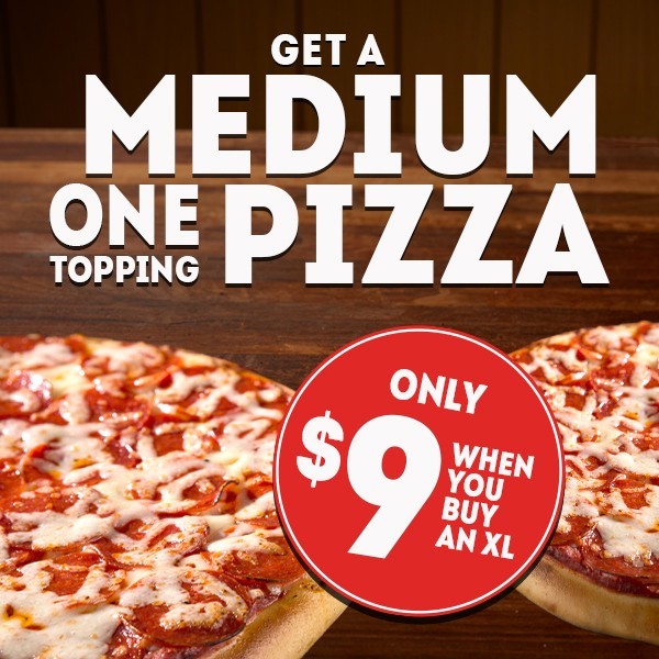 Buy Any XL get Medium for $9