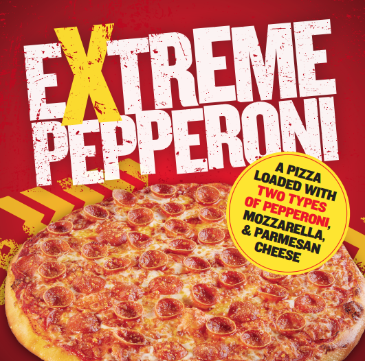 Extreme Pepperoni Pizza